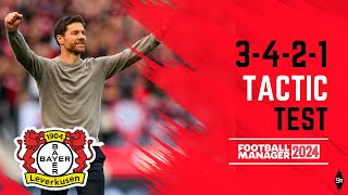 3412 Xabi Alonsos Bayer Leverkusen  FM24  Tactic Tests [upl. by Oirelav]