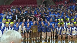 Angola falls to Roncalli in Volleyball State Championship [upl. by Ydur]