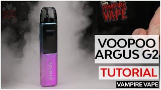 VooPoo Argus G2 Tutorial [upl. by Onifled629]