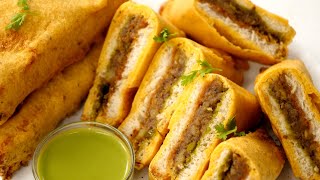 ब्रेड पकोड़ा बनाने की विधि  Bread Pakoda Recipe  CookingShooking [upl. by Lhary]