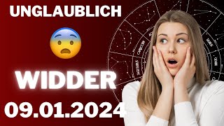 WIDDER ♈️⭐️ DER BESTE TAG ALLER ZEITEN 😱 Horoskop  09Januar 2024 widder tarot [upl. by Euqina]