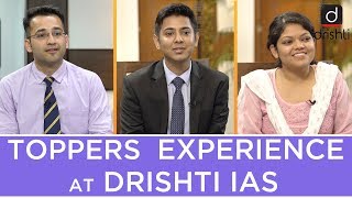 UPSC Toppers 2018  Mock Interview Experience at DRISHTI IAS [upl. by Zobias]