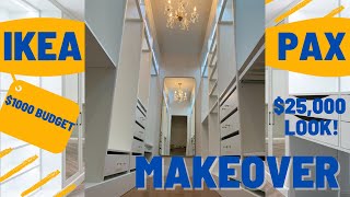 IKEA PAX CLOSET MAKEOVER [upl. by Hernandez]