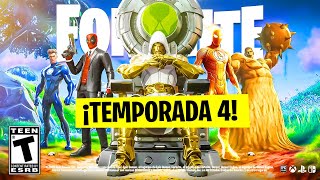 ASI SERA LA TEMPORADA 4 CAPITULO 5 DE FORTNITE   FORTNITE X MARVEL Skins Pase Armas Zombies [upl. by Nothgierc139]