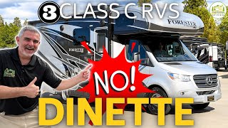 3 Compact Class C RVs No Dinette amp Under 26 Feet  2024 Models [upl. by Prescott]