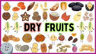 32 Dry Fruits Name Every Kid Should Know  Learn Dry Fruits Name for Children [upl. by Maillij]