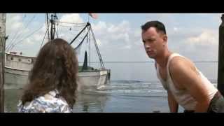 Forrest Gump Forrest capitán de barco y Teniente Dan oficial Mejores Escenas [upl. by Remy273]