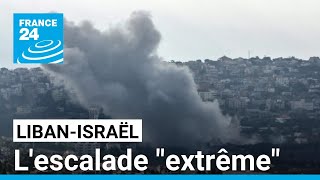 Entre le Liban et Israël lescalade quotextrêmequot • FRANCE 24 [upl. by Cheng]