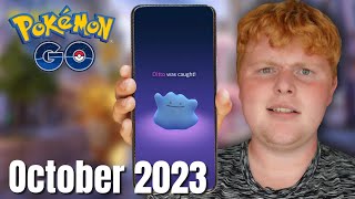 Ditto disguises October 2023 Pokémon Go How to catch ditto in Pokémon Go FULL Ditto disguises [upl. by Gamber628]