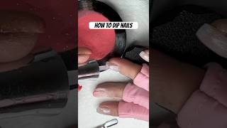 HOW TO DIP NAILS AT HOME FOR BEGINNERS [upl. by Animrelliug103]