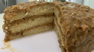 Old Fashioned Southern Pecan Praline Cake [upl. by Etnahsa]