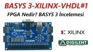 BASYS 3XILINXVHDL1 FPGA Nedir BASYS 3 İncelemesi [upl. by Porett276]