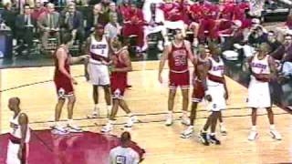 Michael Jordan 1997 vs Blazers  20 points in fourth quarter [upl. by Homer]