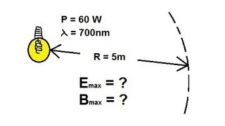 Physics 50 EampM Radiation 30 of 33 Intensity of Light Example [upl. by Hyacinth788]