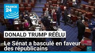 Donald Trump réélu  le Sénat a basculé en faveur des républicains • FRANCE 24 [upl. by Damicke]