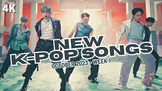 NEW KPOP SONGS  OCTOBER 2023 WEEK 1 [upl. by Otina]