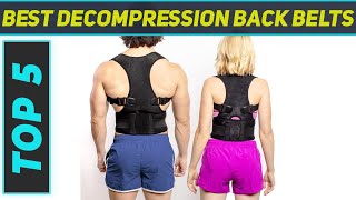 Top 5 Decompression Back Belts in 2024 [upl. by Ahtilat]