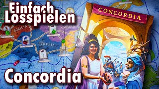 In Concordia gemütlich Rom erobern  Einfach Losspielen Anleitung [upl. by Horatio631]