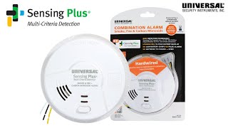 USI Sensing Plus Hardwired Combination Smoke Fire amp Carbon Monoxide Alarm AMIC1510SC [upl. by Block168]