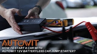 How to start a car with Autowit 12V Batteryless Car Jump Starter [upl. by Emina]