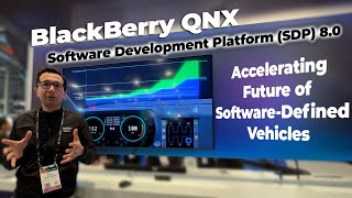 BlackBerry QNX SDP 80 Accelerating Future of Software Defined Vehicles  CES2024 [upl. by Xirtaeb]