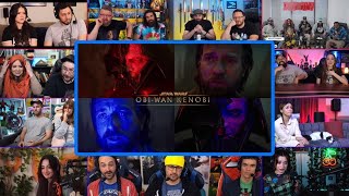 YouTubers React To Obi Wan And Darth Vader Emotional Scene  Obi Wan Kenobi Ep 6 Reaction Mashup [upl. by Allina]