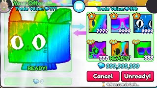 INSANE OFFERS For 11 Rainbow Titanic Sketch Cat in Pet Simulator 99 [upl. by Pomfret]