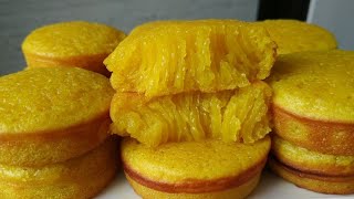 Resep Bika Ambon Ekonomis 1 Butir Telur  BerseratBersarang Cantik Kenyal Empuk Tanpa Mixer [upl. by Pacorro492]