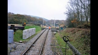 SWANAGE RAILWAY CAB RIDE FROM WORGRET JUNCTION TO HARMANS CROSS  15th November 2018 [upl. by Frants]