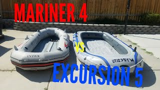 Intex Mariner 4 vs Intex Excursion 5 [upl. by Derron]