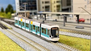 Green Mover Max No5105  Hiroshima Electric Railway Series 5100 N scale Tomytec TMLRT05 chassis [upl. by Warrick]