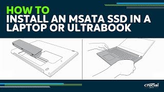 How to Install an mSATA SSD in a Laptop or Ultrabook [upl. by Hardan]