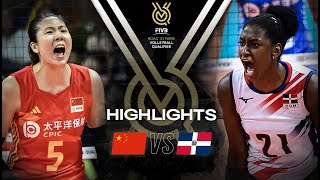 🇨🇳 CHN vs 🇩🇴 DOM  Highlights  Womens OQT 2023 [upl. by Kcirtapnhoj]