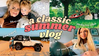 A Classic Mrs Midwest Summer ☀️🌊💅  VLOG 37  Chatty GRWM Grocery Haul Dunes amp Beach Biking [upl. by Urias332]