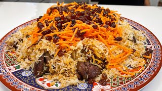 Kabuli Pulao  Afghan National Dish  Kabuli palaw  Qabili Palaw [upl. by Llenehc]