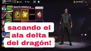 SACANDO EL ALA DELTA DRAGON COSMICO EN LA RULETA MAGICA FREE FIRE [upl. by Koralle]