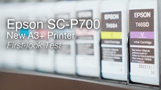 Epson SCP700  First Look Overview [upl. by Odnam]