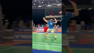 Alex Lanier Hard Smash Compilation at Victor Denmark Open 2024 smash alexlanier badmintonsmash [upl. by Alaster780]