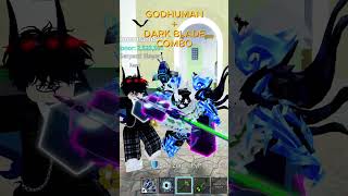 GodhumanDark Blade one shot combo with portal roblox blox fruits roblox shorts bloxfruits [upl. by Attenna]