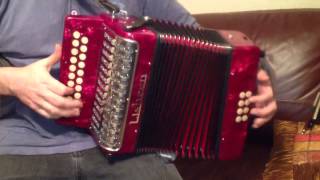 Lisheen red celluloid BC Accordion [upl. by Eerhs]