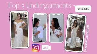 Best Undergarments to Wear with Your Wedding Dress [upl. by Ellitnahc225]