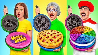 Me vs Grandma Cooking Challenge  Crazy Challenge by Multi DO Smile [upl. by Rubbico]