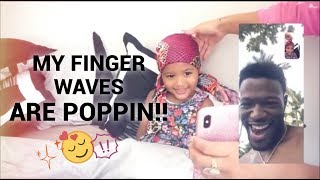 2 Year Old Gets FINGER WAVES [upl. by Myriam989]