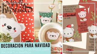 Decoración navideña 2020 para anchetas regalos sorpresas mesas dulces y más [upl. by Suedaht55]