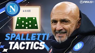 RECREATE SPALLETTIS NAPOLI TACTICS IN FIFA 23 [upl. by Swiercz311]