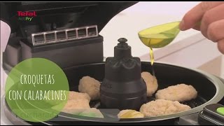 Receta con Tefal Actifry  Croquetas con calabacines [upl. by Naujak798]