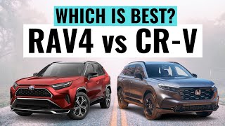 2023 Toyota RAV4 VS 2023 Honda CRV  Which SUV Should You Buy [upl. by Ellebanna]