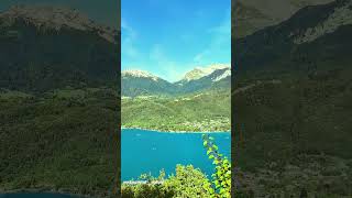 France Magnificent view of Lake Annecy 💙 nature naturelovers switzerland lake youtubeshorts [upl. by Scherman]