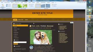 Artisteer 30 Web Design Tutorial amp Overview WordPress Joomla Drupal [upl. by Ayotas]