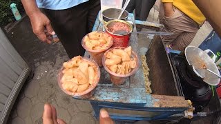 Greater Jakarta Street Food 1380 Part2 MARKONAH Makaroni Kornet NgeunAH Warung Kaleng [upl. by Ahsiei]